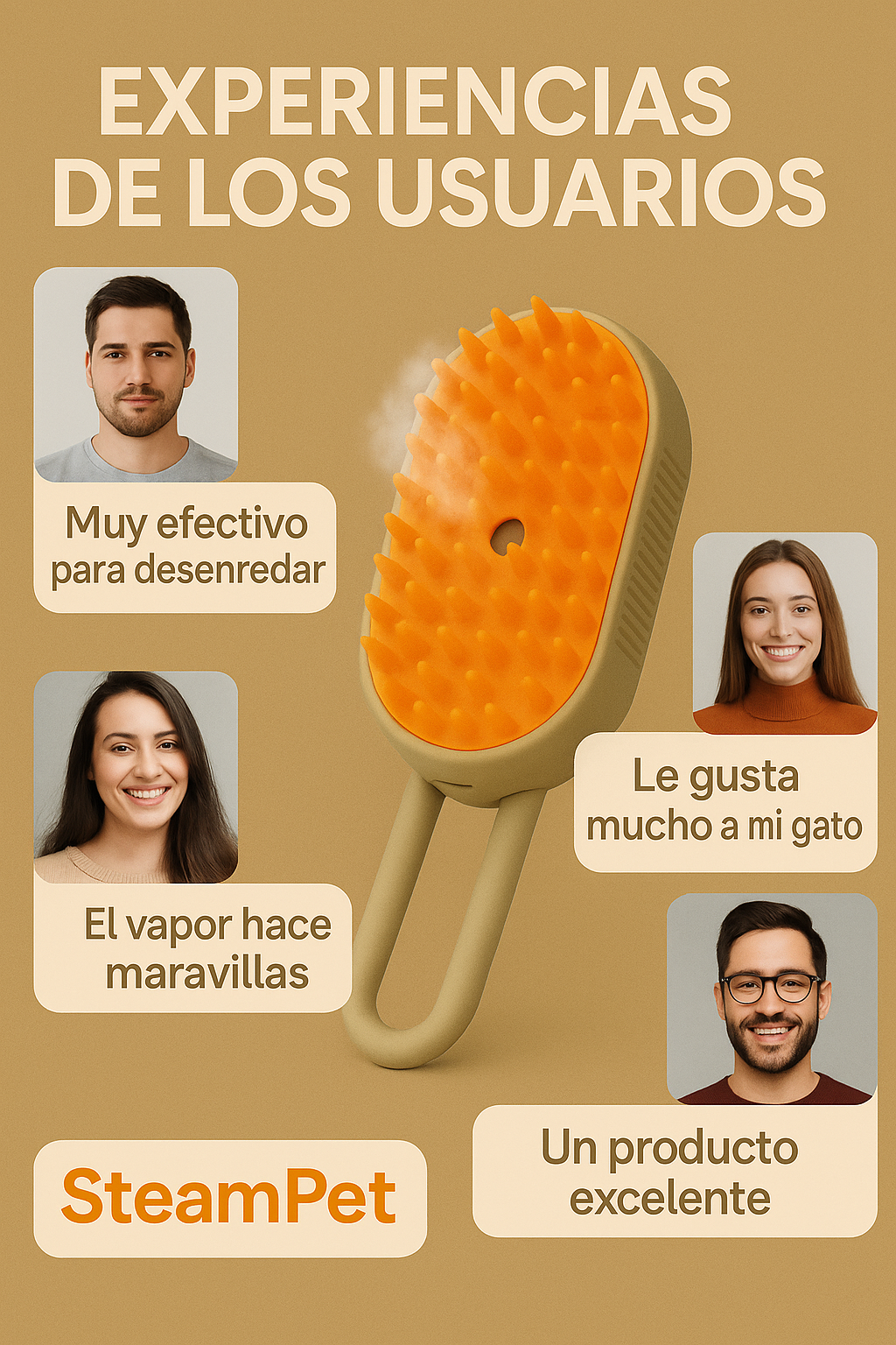 SteamPet™ 🐶🌫️Cepillo mascota vapor