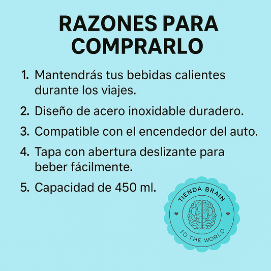 🔥🚙 QuickHeat™ Hervidor Eléctrico Para Auto ⭐⭐⭐⭐⭐