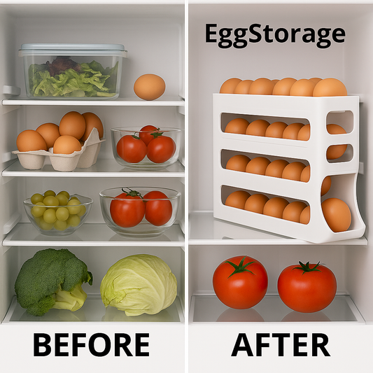 🥚✨ EggStorage™: Organizador de Huevos para 30 Unidades 🥚🍽️ ⭐⭐⭐⭐⭐