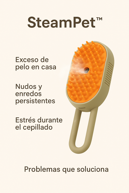 SteamPet™ 🐶🌫️Cepillo mascota vapor