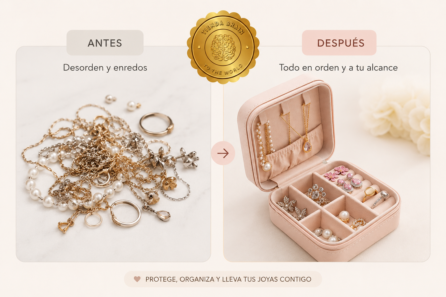 JoyaGo™ 👜✨Joyero Para Viajes Organizador Joyas ⭐⭐⭐⭐⭐