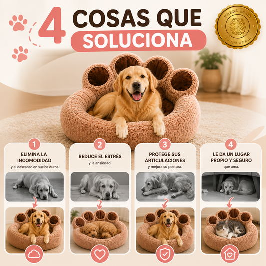 NapNest™ 🐶☁️💖Cama 50 cm para mascota perro⭐⭐⭐⭐⭐