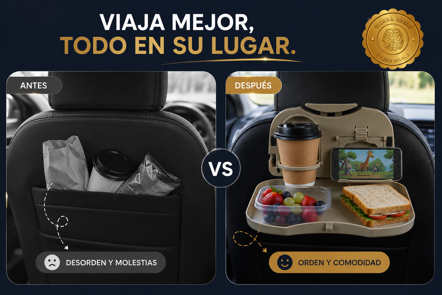 CupDrive™ ☕🛣️🔥Porta Vasos para vehiculos ⭐⭐⭐⭐⭐