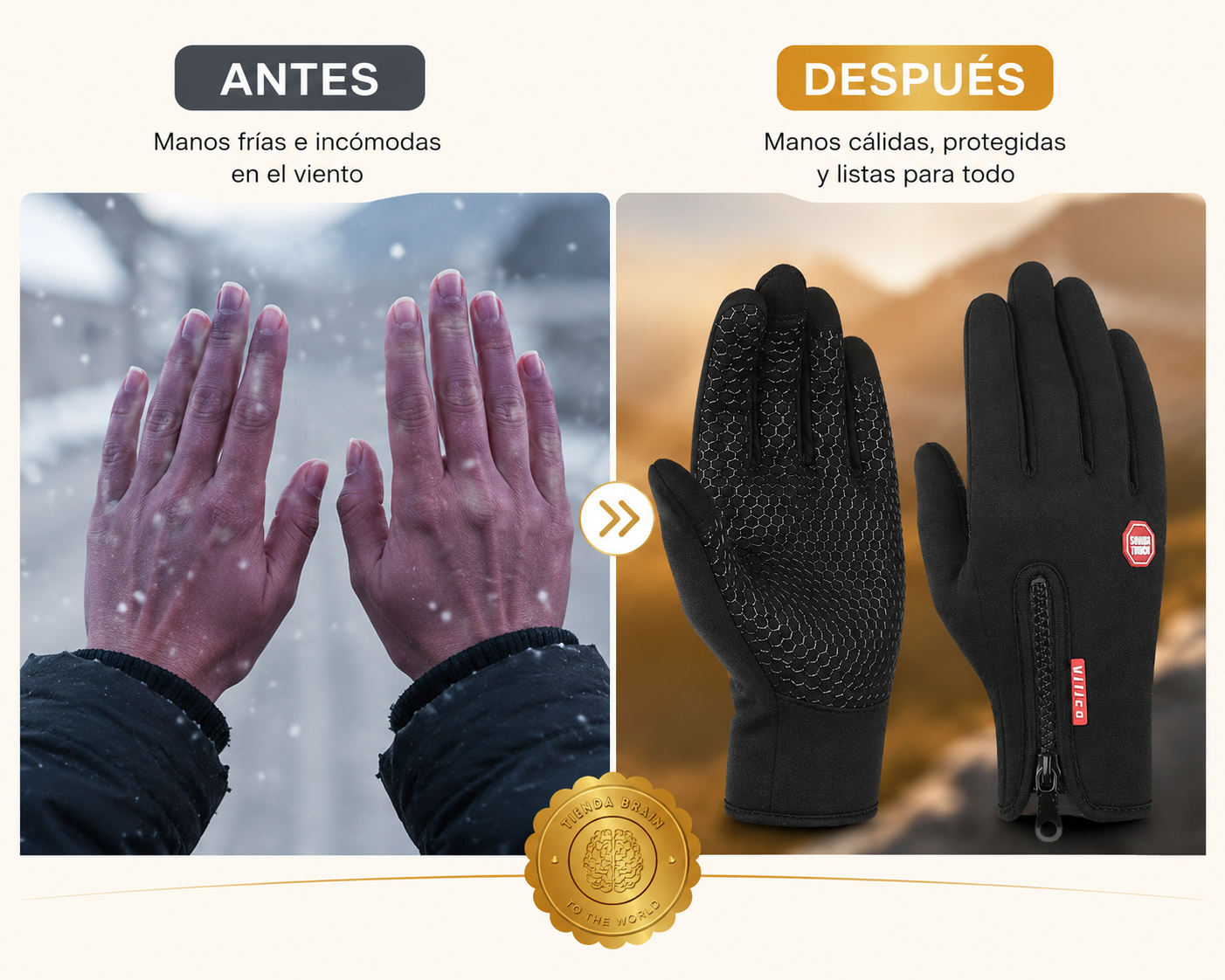 FrostShield™ 🛡️☃️M - Guantes impermeables invierno⭐⭐⭐⭐⭐