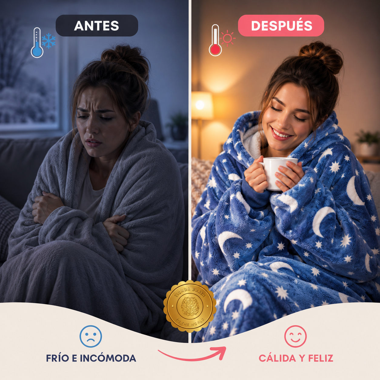 PolarLuna™ ❄️🌕💫Polerón Polar - Luna Brillante⭐⭐⭐⭐⭐