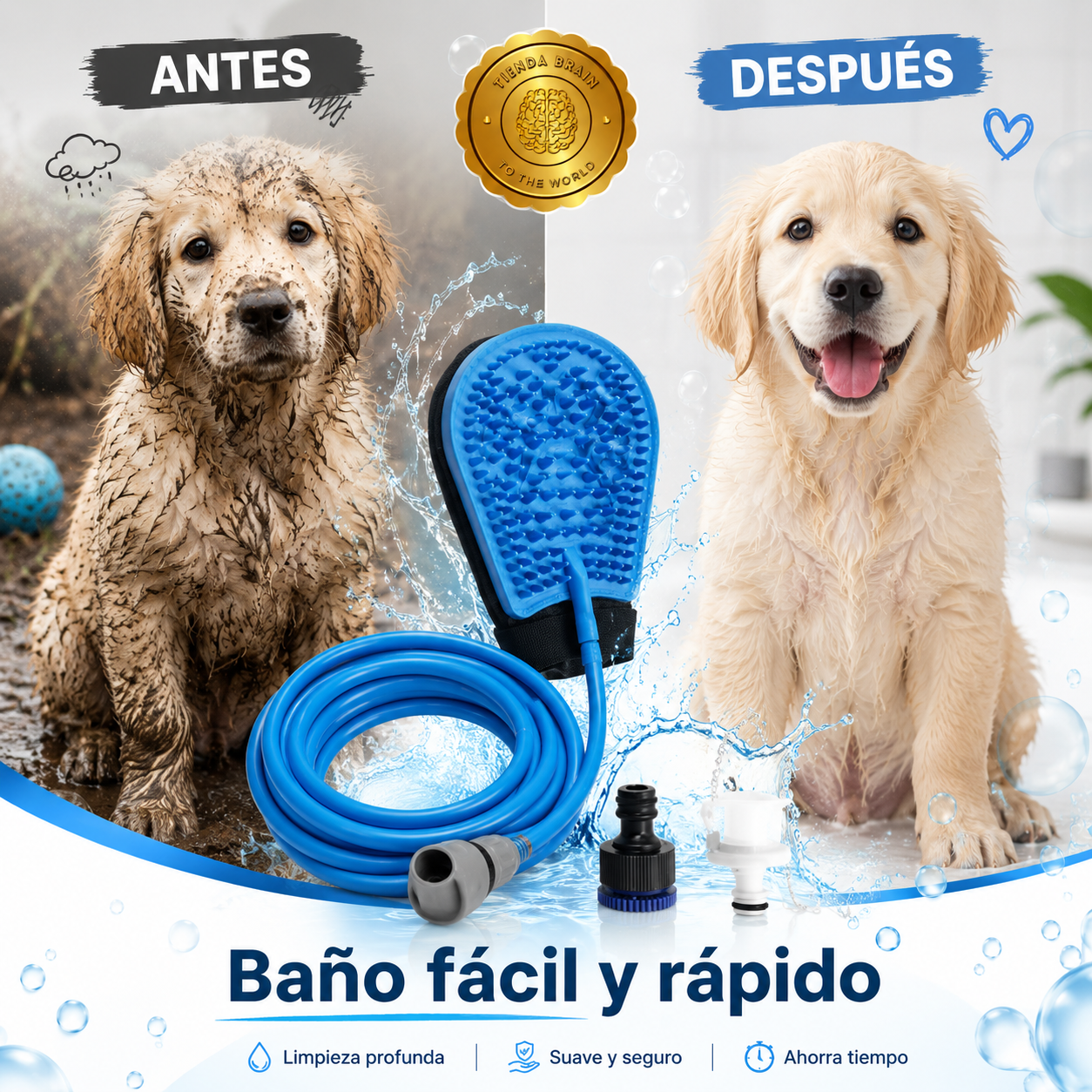 PetWash Pro™🐶✨🚿Manguera de Ducha para Mascotas⭐⭐⭐⭐⭐
