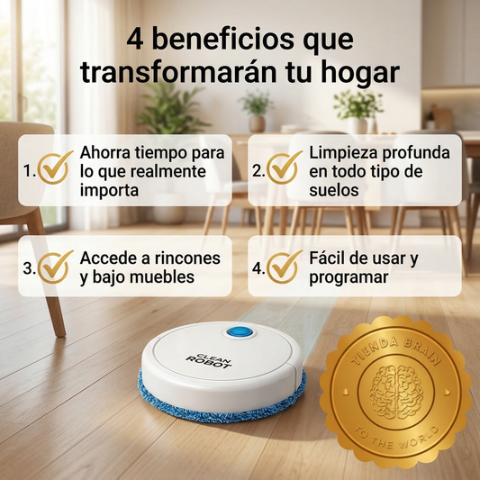 MopBot™ 🤖🧼🔋Robot Limpiador Con Mopa Recargable R⭐⭐⭐⭐⭐