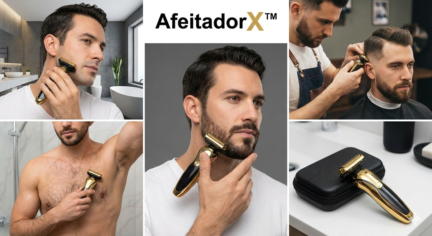 AfeitadorX™ 🧔🪒MAQUINA PROFESIONAL DE AFEITAR 3 EN 1 ⭐⭐⭐⭐⭐