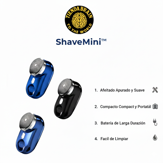 ShaveMini™ MINI AFEITADORA ELECTRICA CARGA USB ⭐⭐⭐⭐⭐