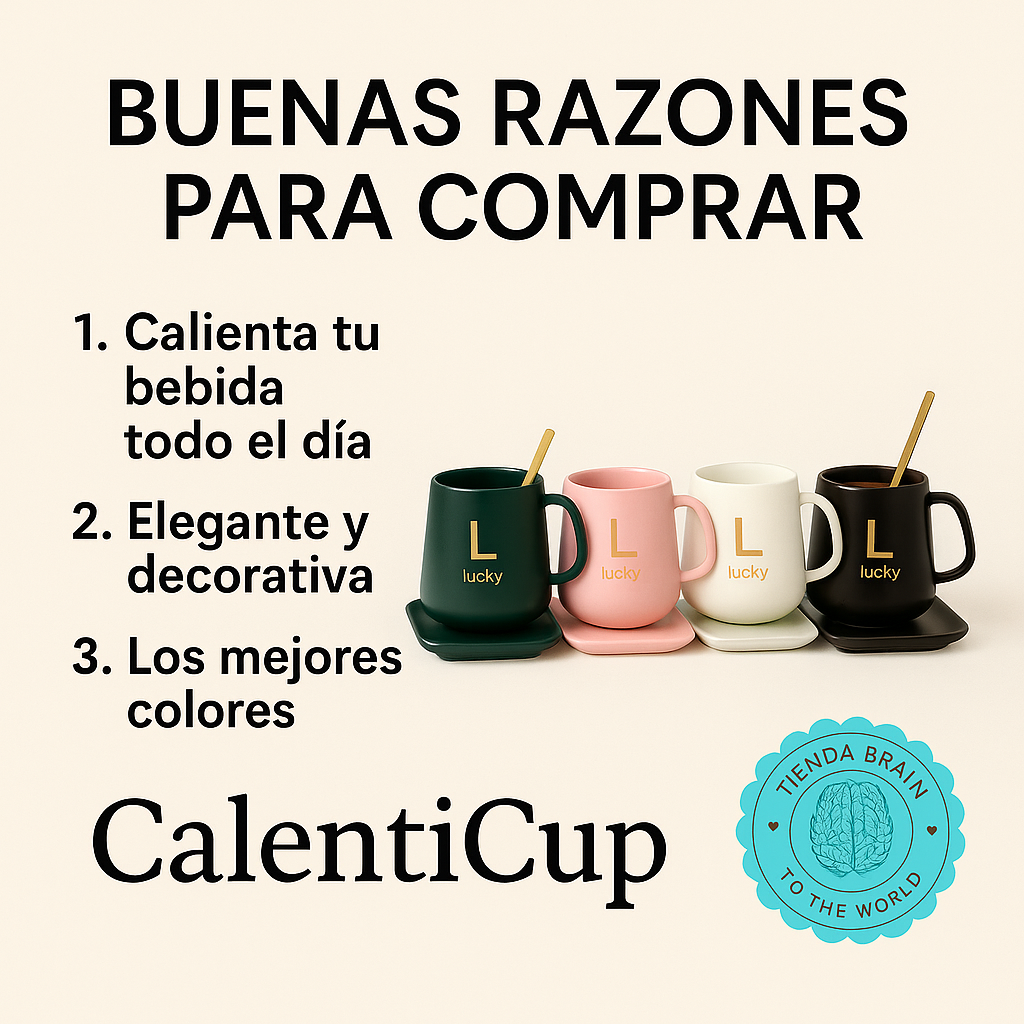 CalentiCup™ 🔥🍵TAZA CON CALENTADOR ELÉCTRICO ⭐⭐⭐⭐⭐