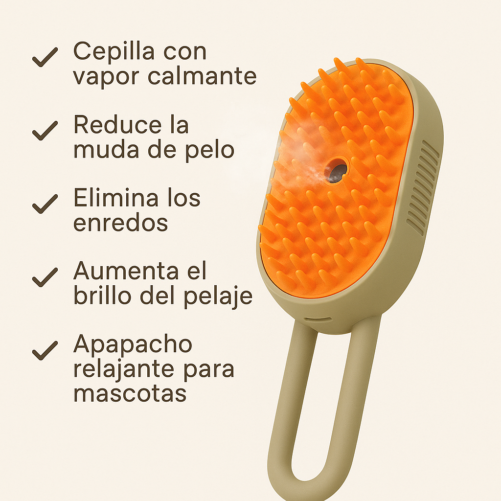 SteamPet™ 🐶🌫️Cepillo mascota vapor