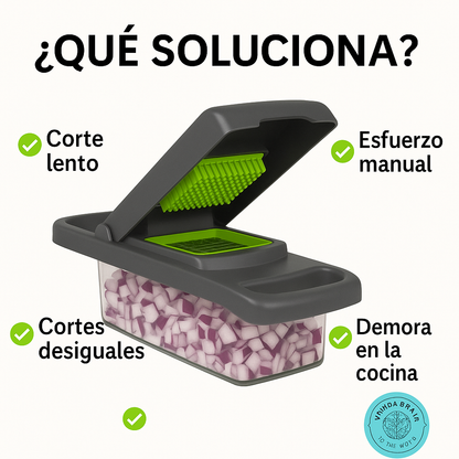 🔪🥕 VeggieMaster™: Cortador Picador Multifuncional 🥒🍅⭐⭐⭐⭐⭐