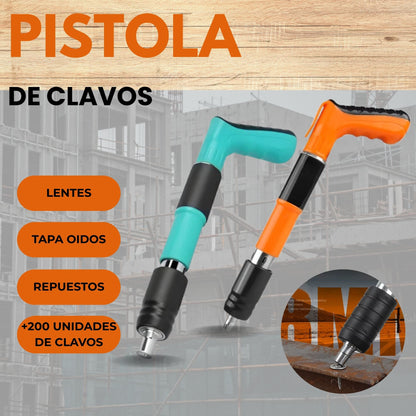 NailForce™ 🔫🔩PISTOLA DE CLAVOS + 200 CLAVOS ⭐⭐⭐⭐⭐