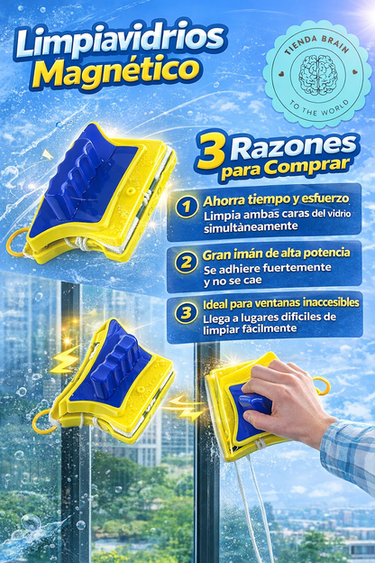 ✨ MagiClean™: Limpiavidrios Magnéticos 💎🔄⭐⭐⭐⭐⭐