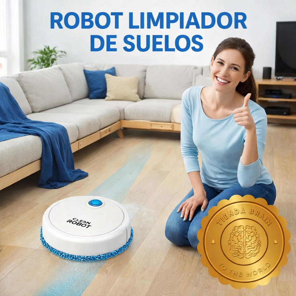 MopBot™ 🤖🧼🔋Robot Limpiador Con Mopa Recargable R⭐⭐⭐⭐⭐