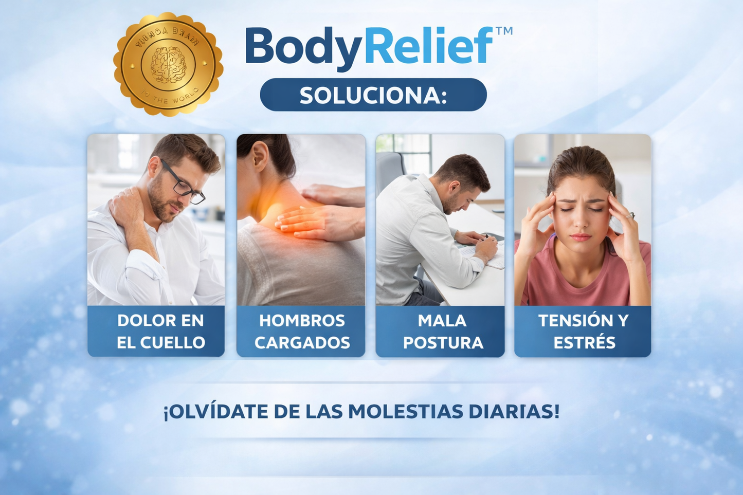 BodyRelief™ 🌿💆‍♂️Masajeador Cuello, Espalda y Hombros⭐⭐⭐⭐⭐
