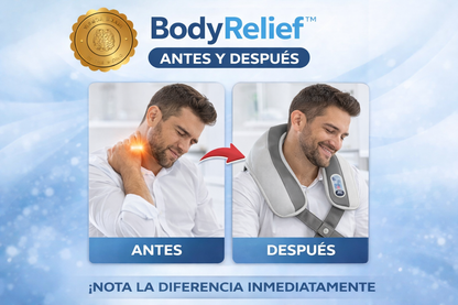 BodyRelief™ 🌿💆‍♂️Masajeador Cuello, Espalda y Hombros⭐⭐⭐⭐⭐