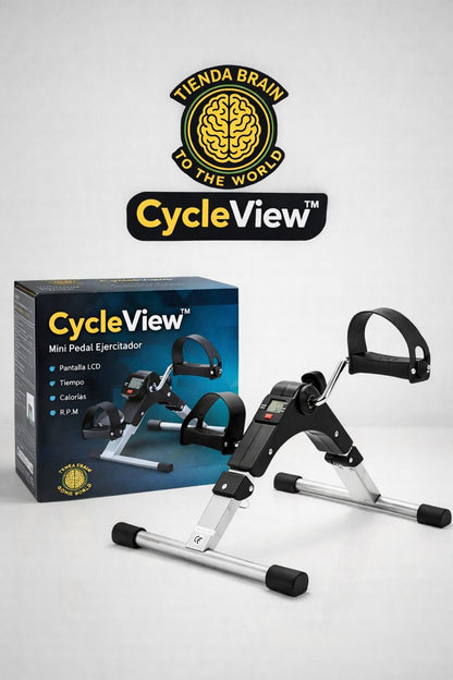 CycleView™ 🚲👀📊Pedalera Home Fitness Con Pantalla Lcd ⭐⭐⭐⭐⭐