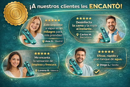 SteamGreen™ 💨💚Mini Plancha Eléctrica A Vapor Verde⭐⭐⭐⭐⭐