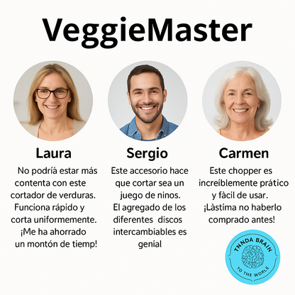 🔪🥕 VeggieMaster™: Cortador Picador Multifuncional 🥒🍅⭐⭐⭐⭐⭐