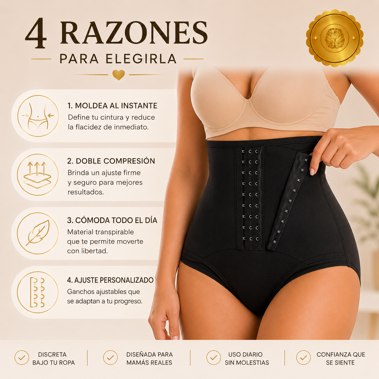 SnapPanty™ 👙🔗✨CALZON CON BROCHE ⭐⭐⭐⭐⭐