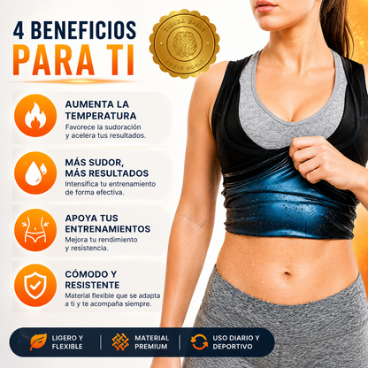 🔥✨ SlimSauna™: Faja Reductora con Efecto Sauna 💪🌿⭐⭐⭐⭐⭐