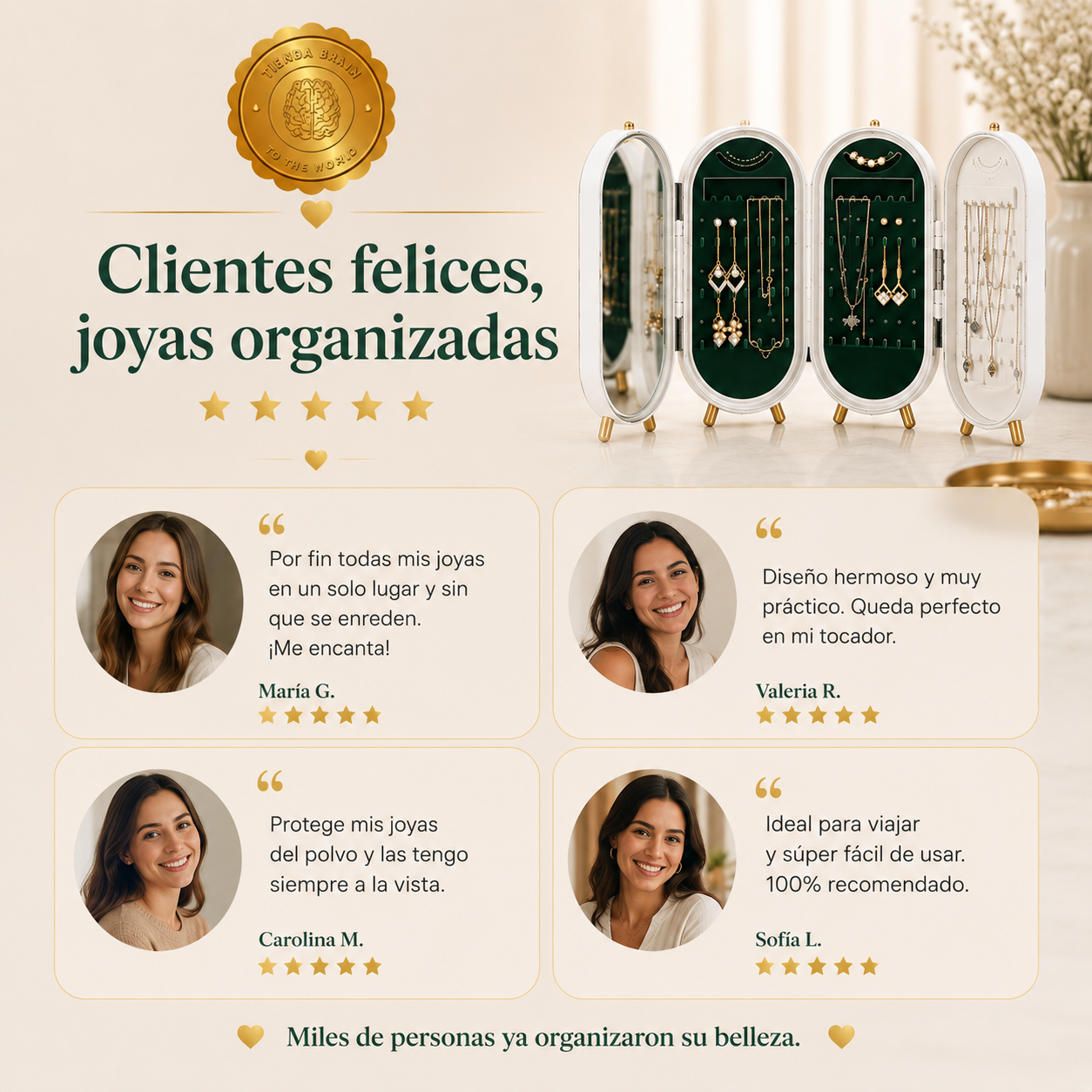💎🧳 SparkleBox™ Joyero Organizador De Joyas Aros Anillos ⭐⭐⭐⭐⭐