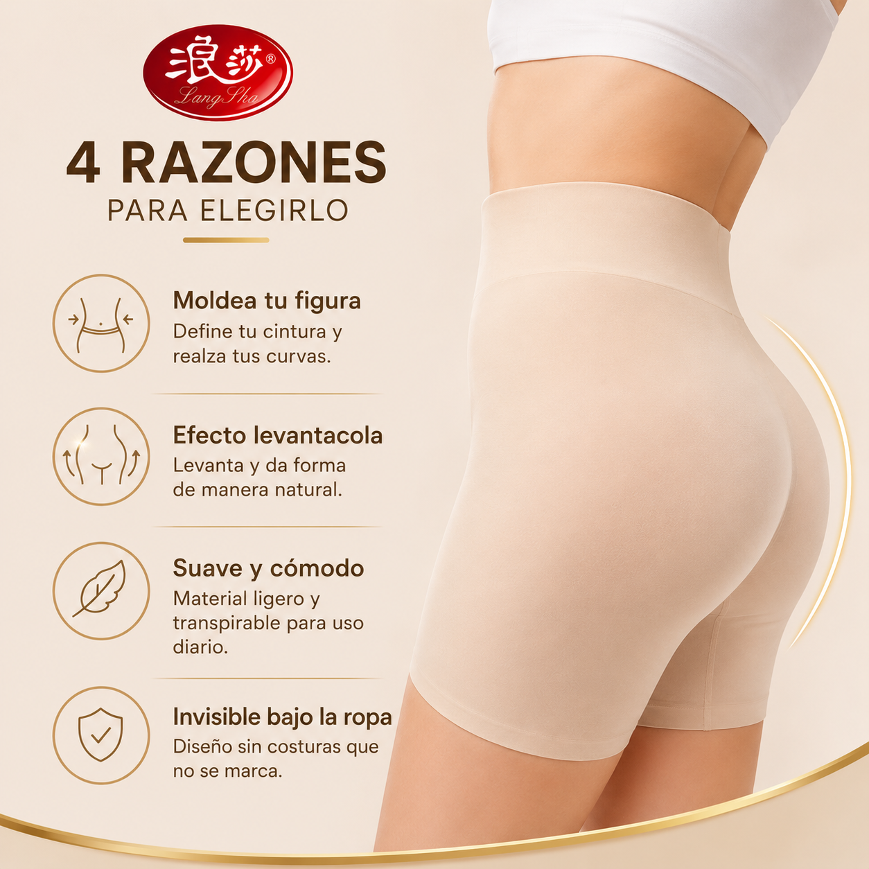 CurvyBoost™ 💃🍑Faja Colombiana Modeladora Levanta cola ⭐⭐⭐⭐⭐