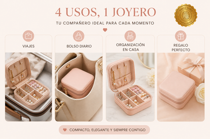 JoyaGo™ 👜✨Joyero Para Viajes Organizador Joyas ⭐⭐⭐⭐⭐