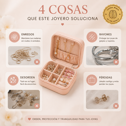 JoyaGo™ 👜✨Joyero Para Viajes Organizador Joyas ⭐⭐⭐⭐⭐