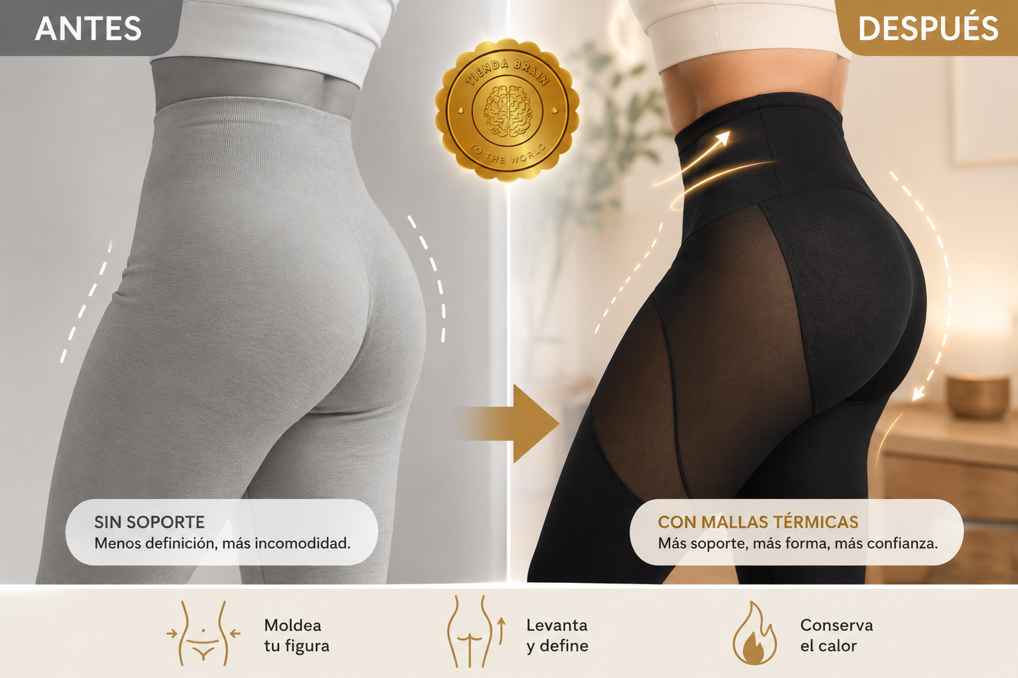 ShapeUp™ 🔥🍑👖Calza Chiporro levanta Glúteos Talla U ⭐⭐⭐⭐⭐