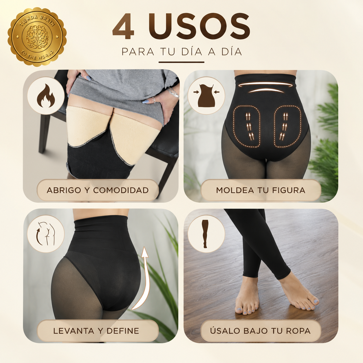 ShapeUp™ 🔥🍑👖Calza Chiporro levanta Glúteos Talla U ⭐⭐⭐⭐⭐
