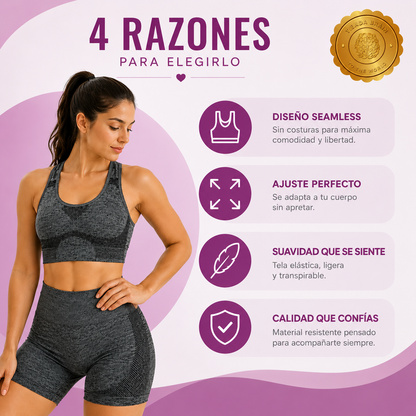 SereniWear™ 🌿🧘‍♀️Conjunto Yoga ⭐⭐⭐⭐⭐