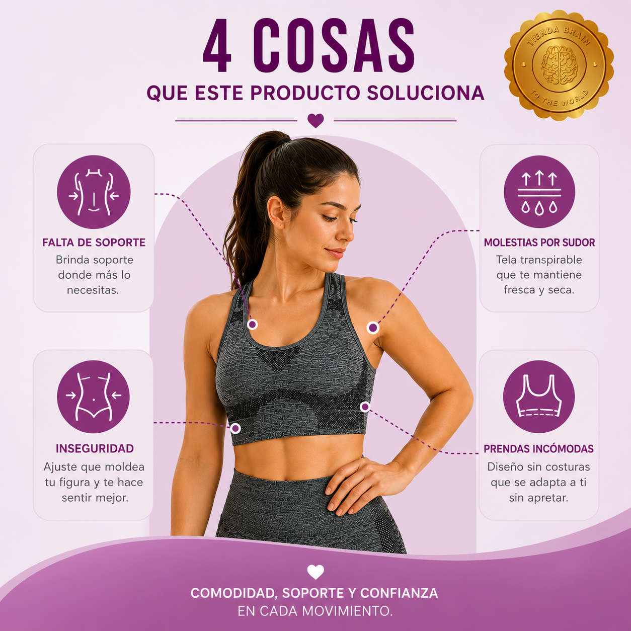 SereniWear™ 🌿🧘‍♀️Conjunto Yoga ⭐⭐⭐⭐⭐
