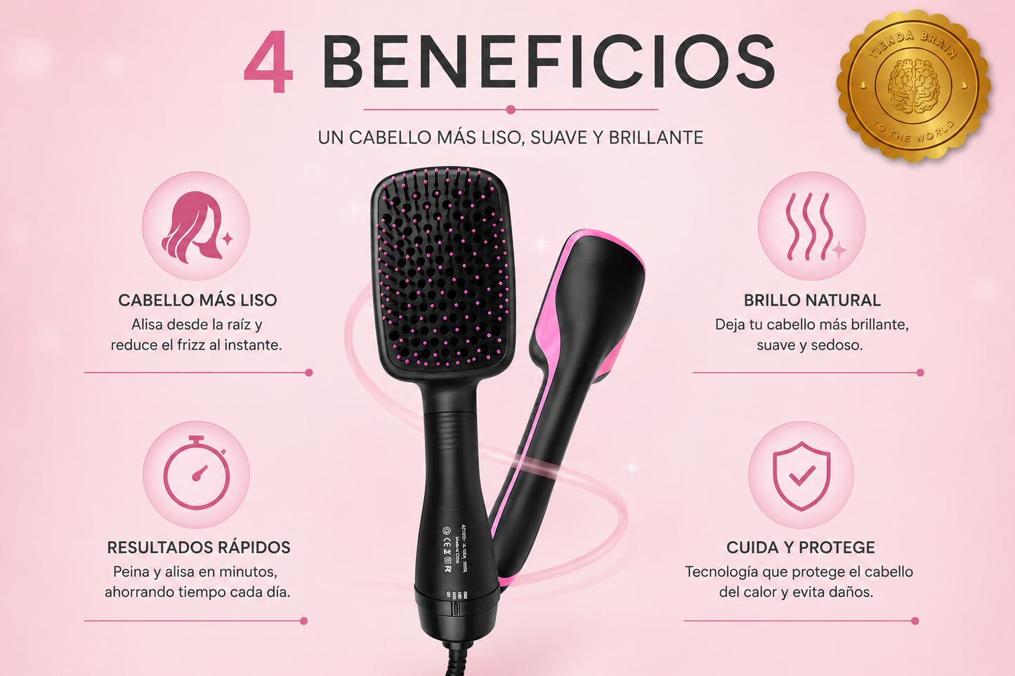StyleFusion™ 🌬️💇‍♀️Secador de pelo de aire caliente 2 en 1 ⭐⭐⭐⭐⭐