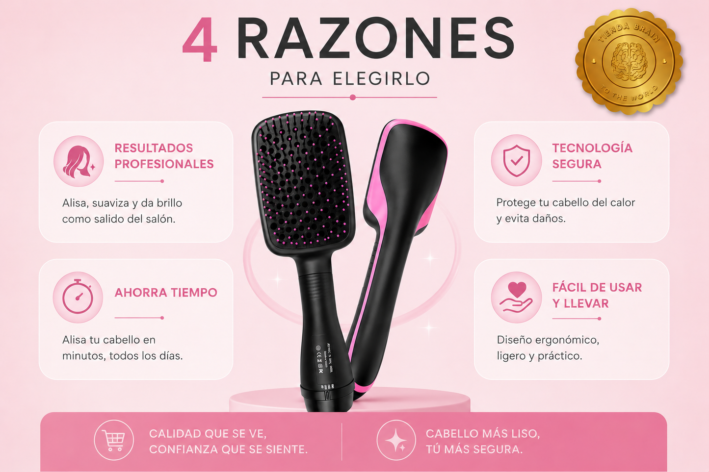 StyleFusion™ 🌬️💇‍♀️Secador de pelo de aire caliente 2 en 1 ⭐⭐⭐⭐⭐