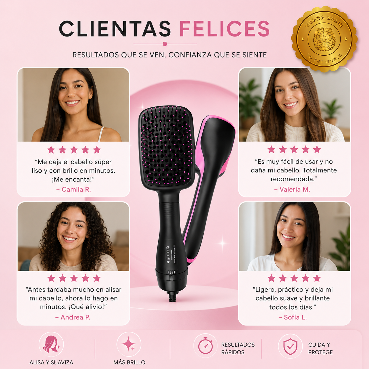 StyleFusion™ 🌬️💇‍♀️Secador de pelo de aire caliente 2 en 1 ⭐⭐⭐⭐⭐