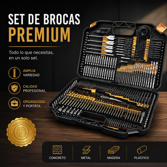 DrillMaster 246™ 🛠️🔥 caja 246 Puntas De Taladros Brocas Dados⭐⭐⭐⭐⭐