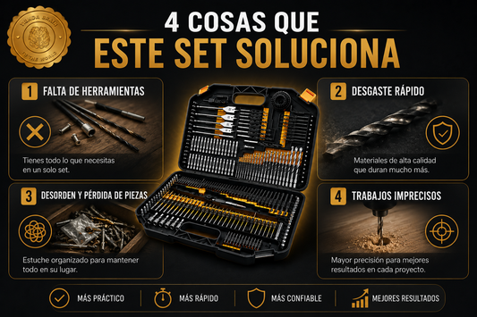 DrillMaster 246™ 🛠️🔥 caja 246 Puntas De Taladros Brocas Dados⭐⭐⭐⭐⭐