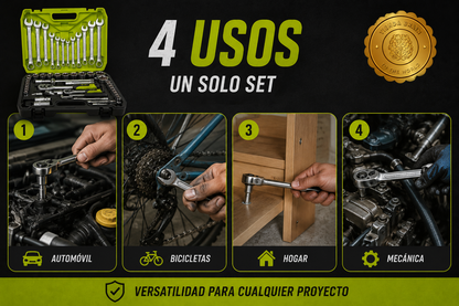 TitanTools Elite™ 🔩🔨JUEGO DE HERRAMIENTAS DE 61 PIEZAS⭐⭐⭐⭐⭐