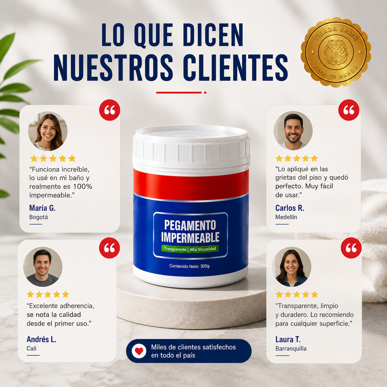 BlueShield Seal™ 🛡️💙 Pack 2 Sellador impermeable líquido Azul ⭐⭐⭐⭐⭐