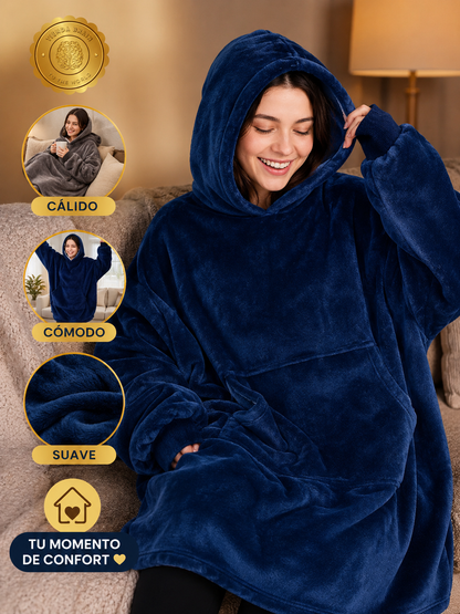 SnugHoody™ ☁️🧥Polerones Felpa Con Capucha Manta Polar⭐⭐⭐⭐⭐