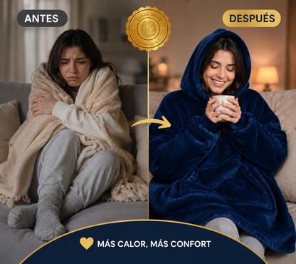 SnugHoody™ ☁️🧥Polerones Felpa Con Capucha Manta Polar⭐⭐⭐⭐⭐