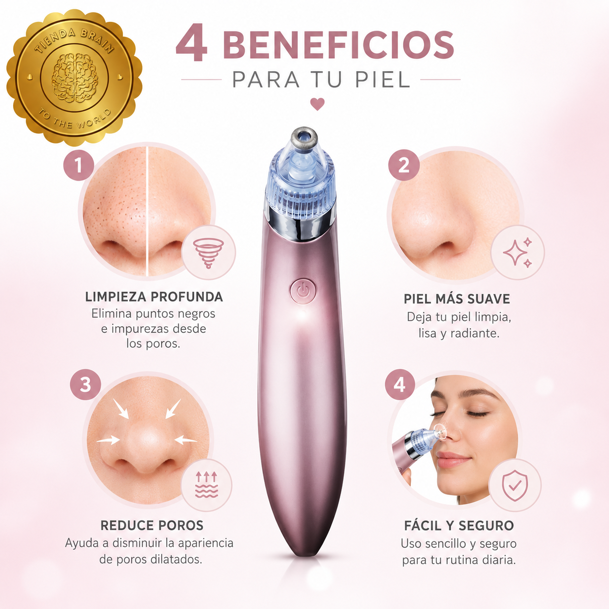 BlackClear™ 🖤✨ Extractor de Puntos Negros y Espinillas ⭐⭐⭐⭐⭐