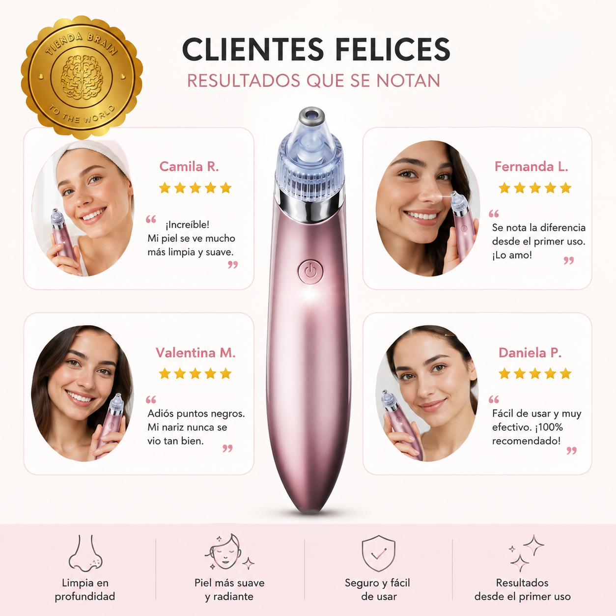 BlackClear™ 🖤✨ Extractor de Puntos Negros y Espinillas ⭐⭐⭐⭐⭐