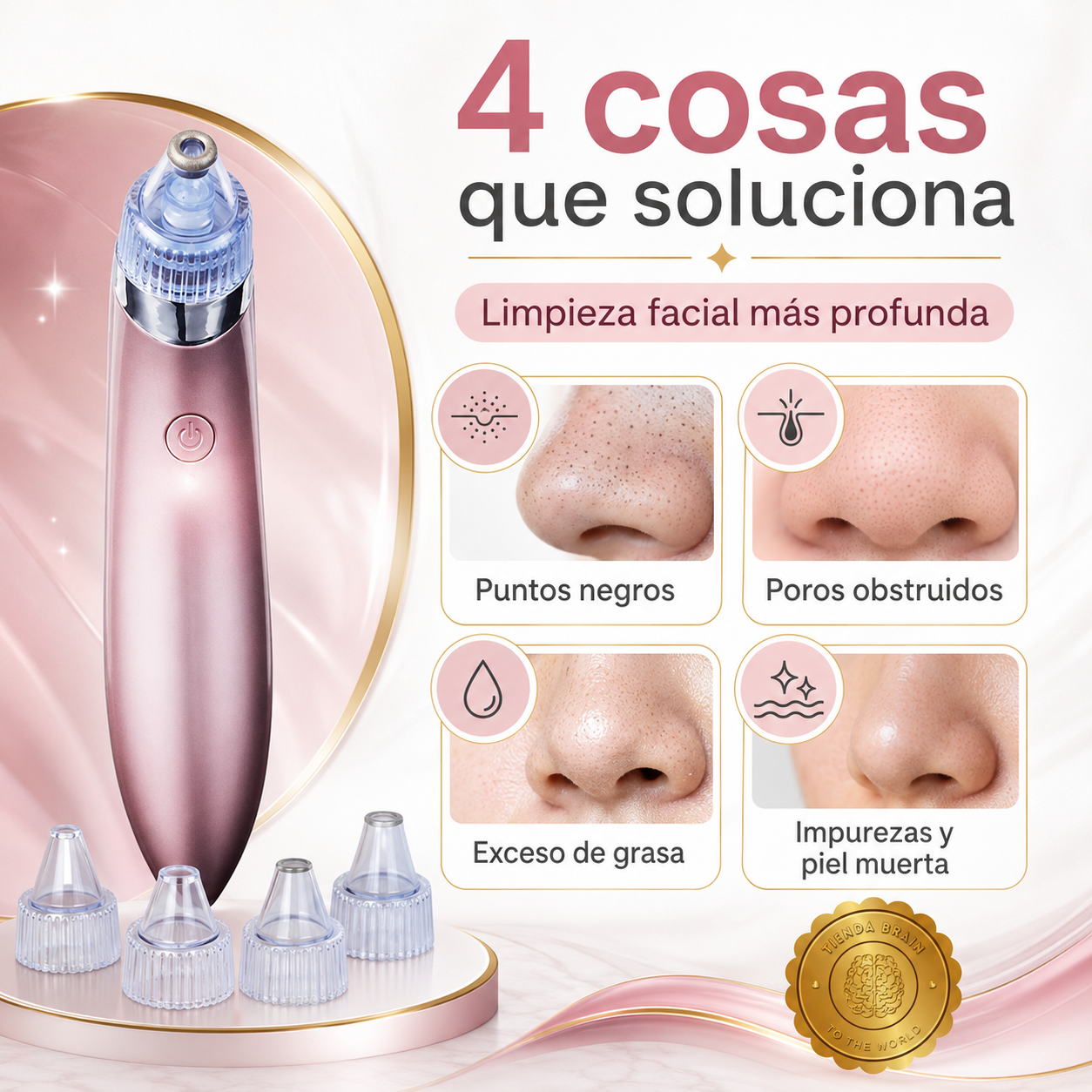 BlackClear™ 🖤✨ Extractor de Puntos Negros y Espinillas ⭐⭐⭐⭐⭐