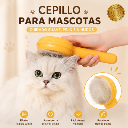 PurePaws™ 🐈☁️Peine Autolimpiante Para Mascotas ⭐⭐⭐⭐⭐