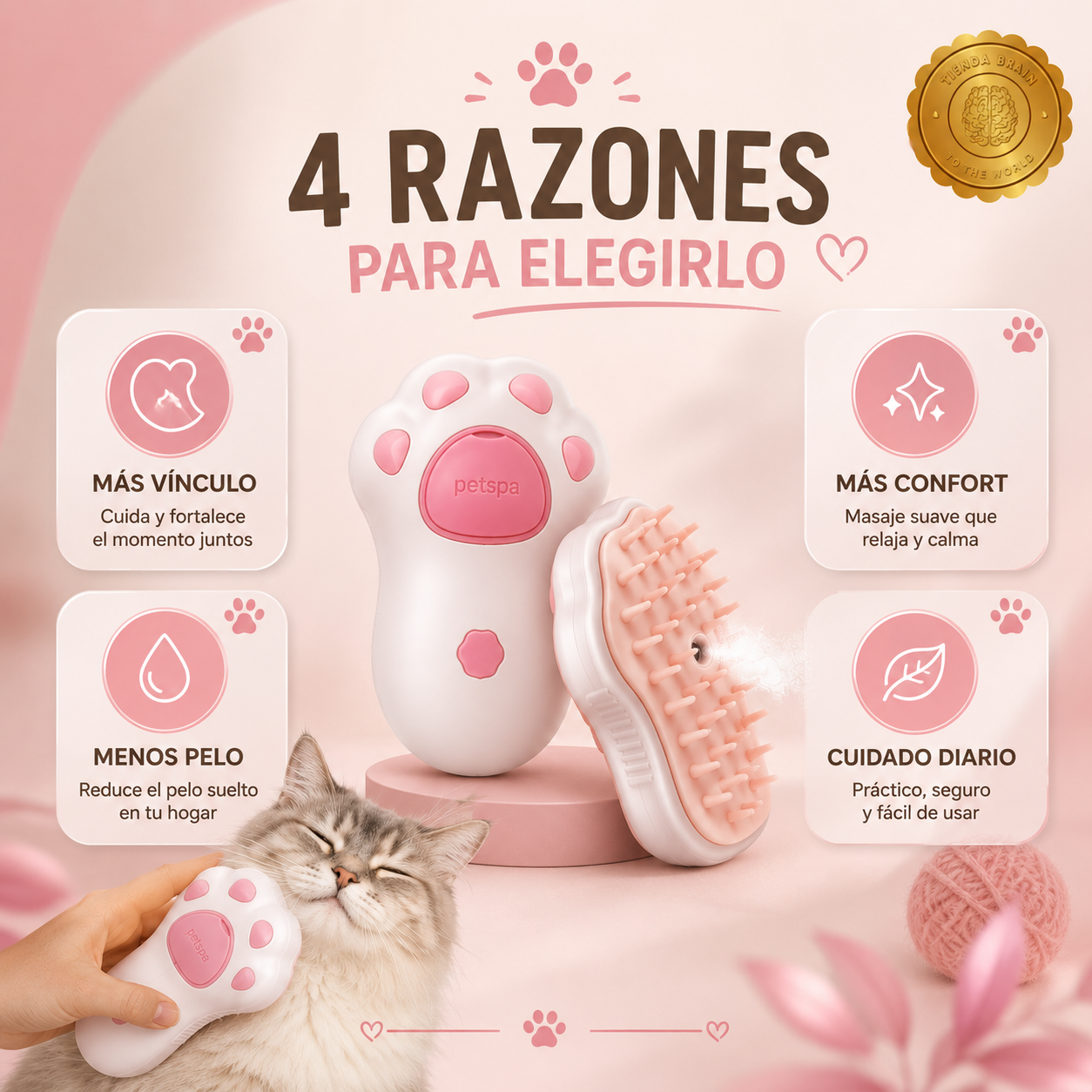 FurGone™ 🧼🐕‍🦺Garrita vapor quita pelos⭐⭐⭐⭐⭐