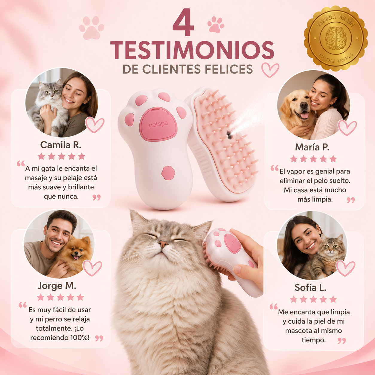 FurGone™ 🧼🐕‍🦺Garrita vapor quita pelos⭐⭐⭐⭐⭐