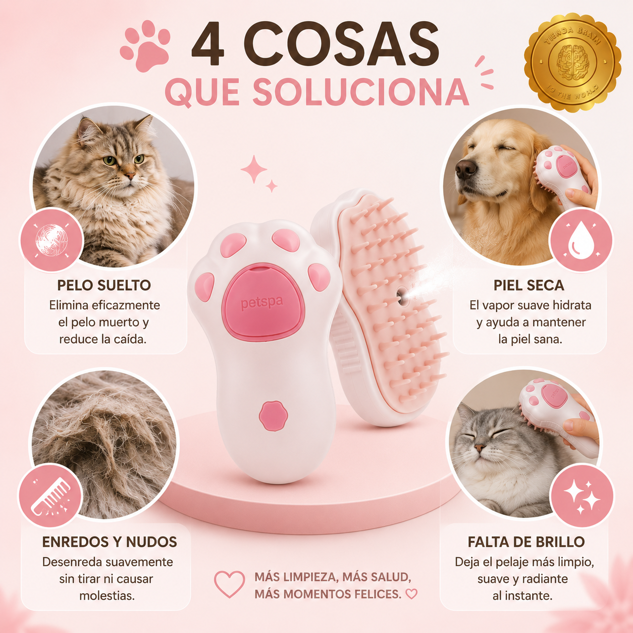FurGone™ 🧼🐕‍🦺Garrita vapor quita pelos⭐⭐⭐⭐⭐